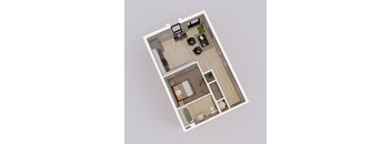 Unit E ADA floor plan
