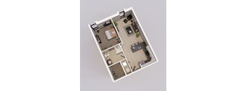 Unit F floor plan