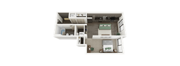 3D Floorplan of the Woolrich