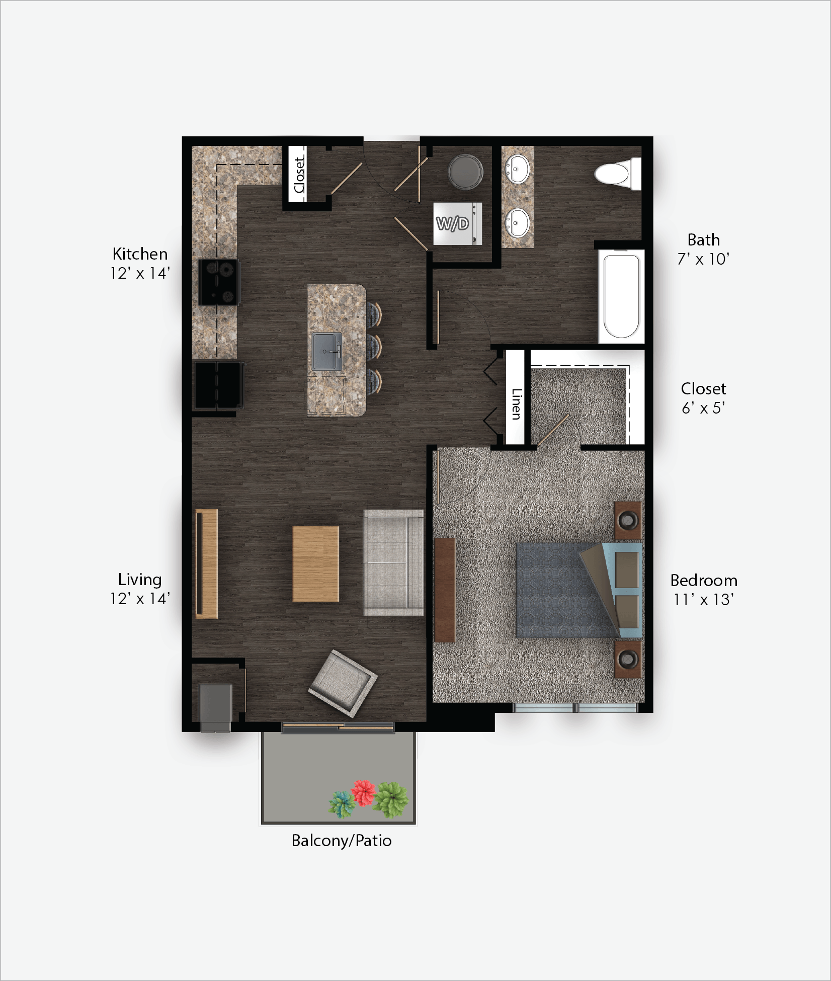 the upstairs floor plan  residences at the galleria apartment homes