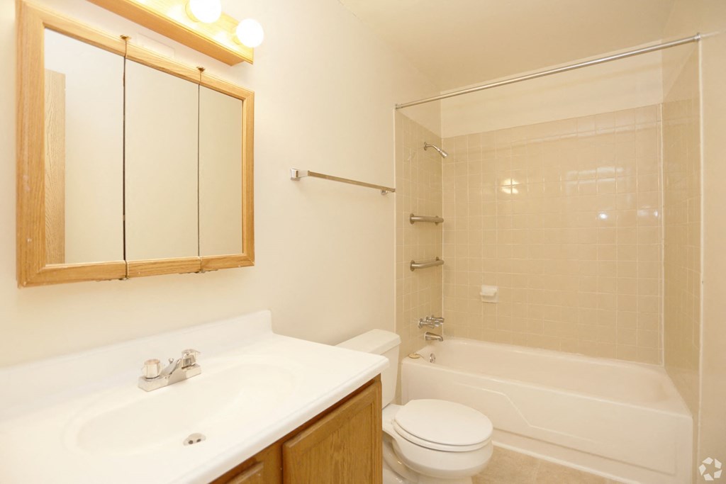 a bathroom with a sink toilet and a shower