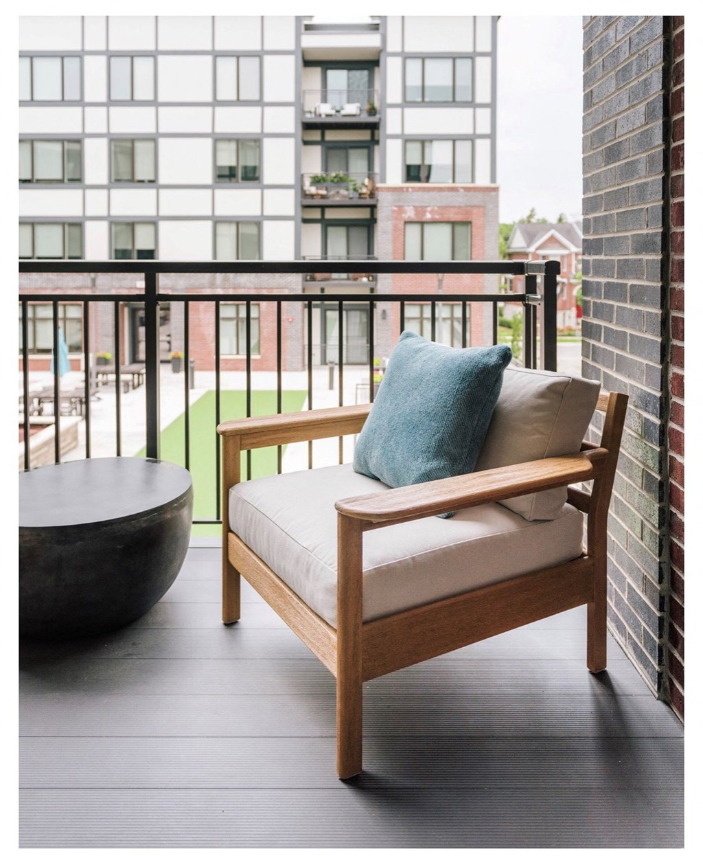 Burlington Station balcony