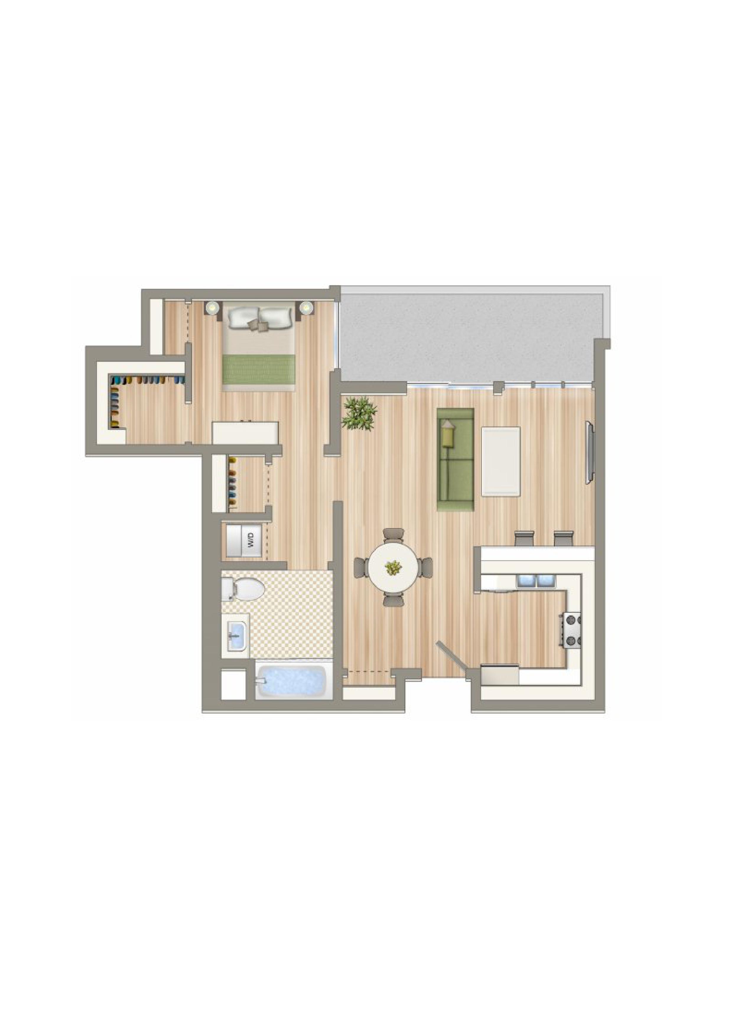 Suite A Floorplan