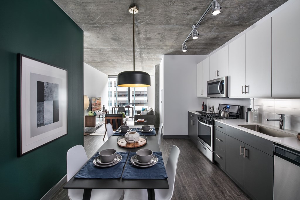 Furnished kitchen model 