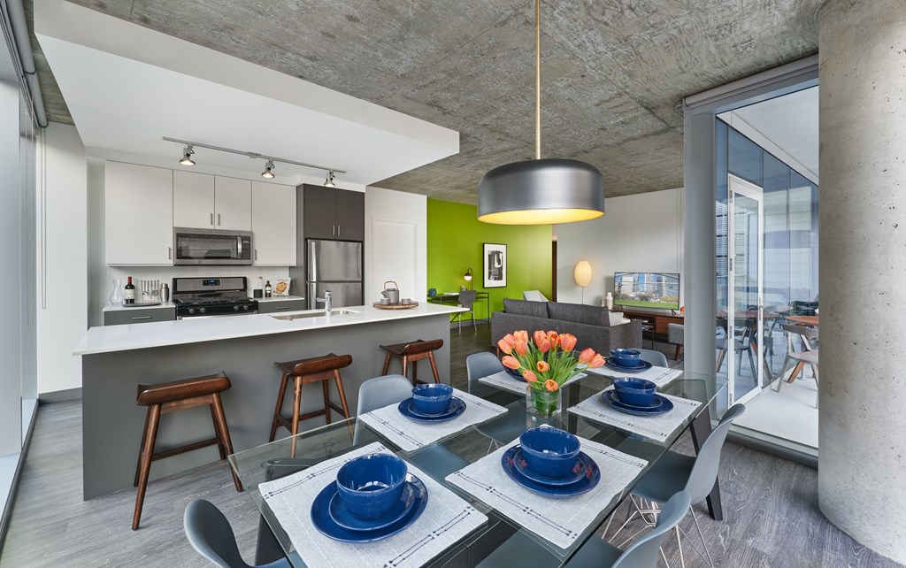 Furnished kitchen model 