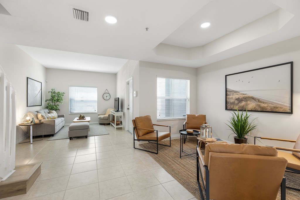 The Isles Apartment model living