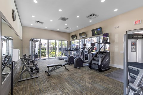 The Isles Apartment fitness center