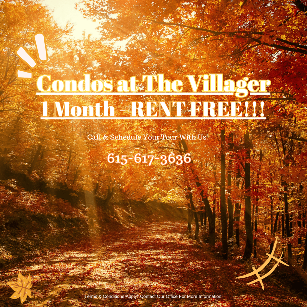 condos at the village 1 month retreat flyer
