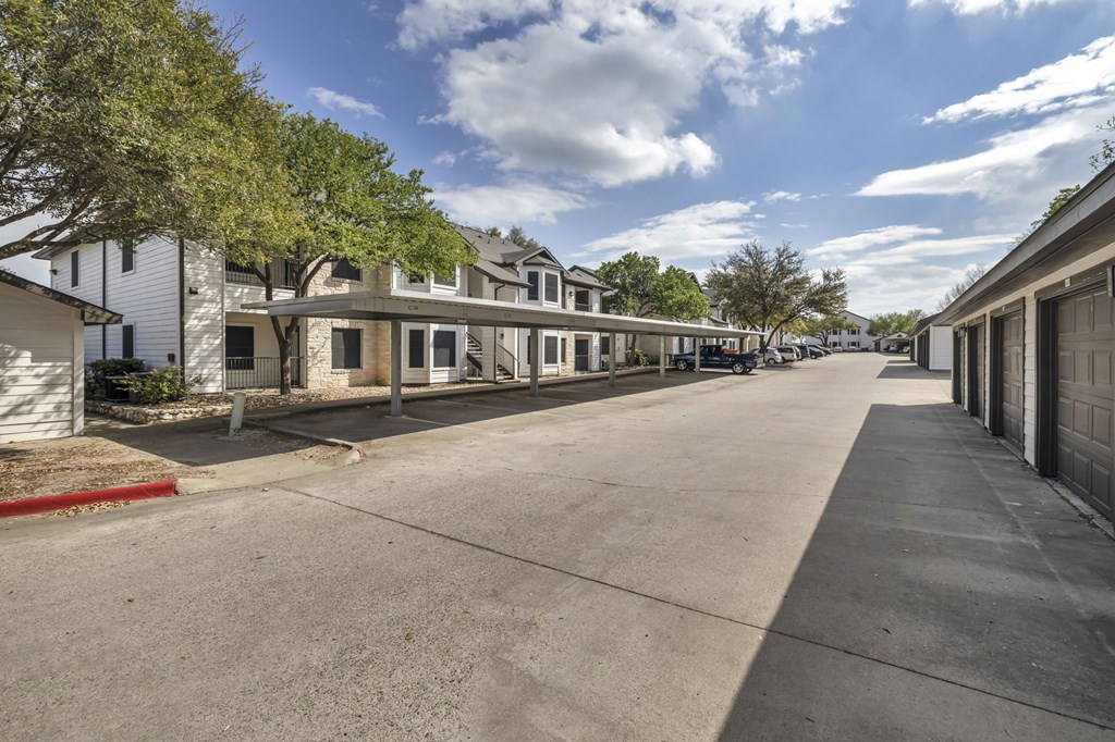a row of houses on a street