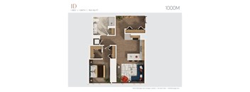 a floor plan of a 2100 sq ft apartment