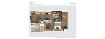 a 1 bedroom floor plan  sfw  sesame floor plan