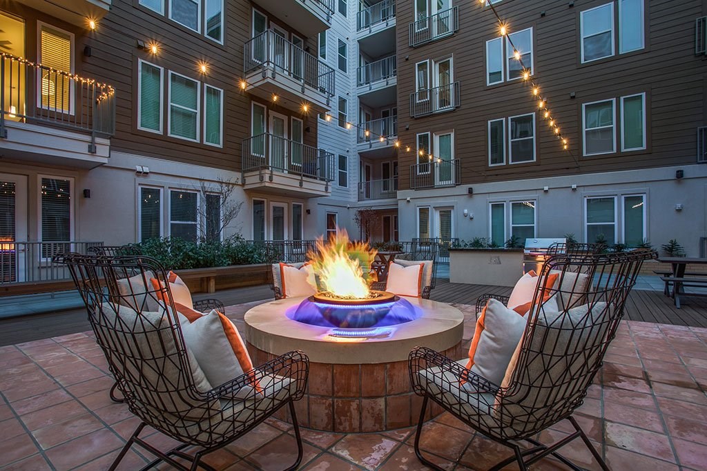 Firepit with seating