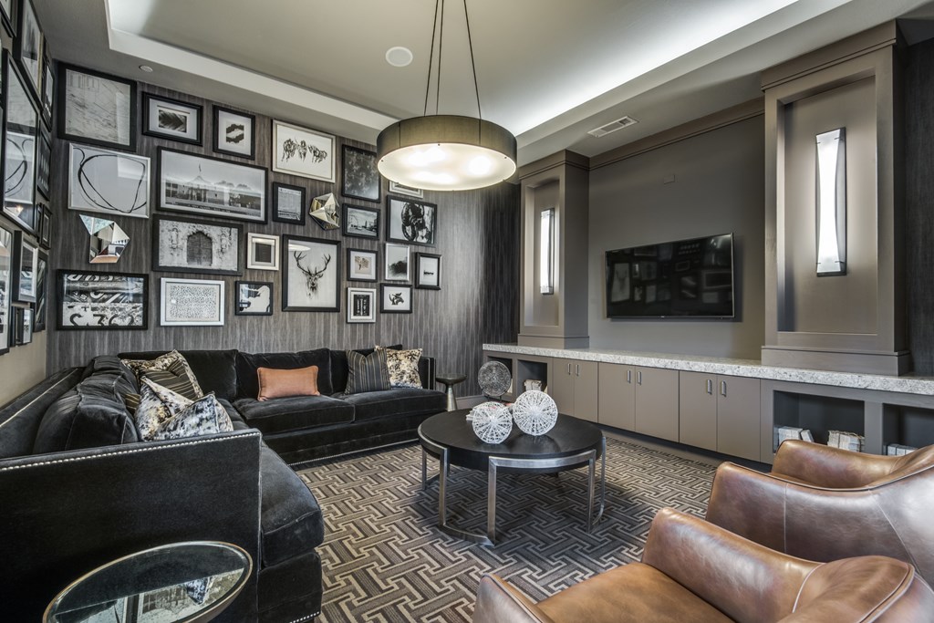 Media room at Jones & Rio