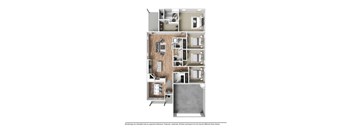 a floor plan of a 2100 sq ft town house