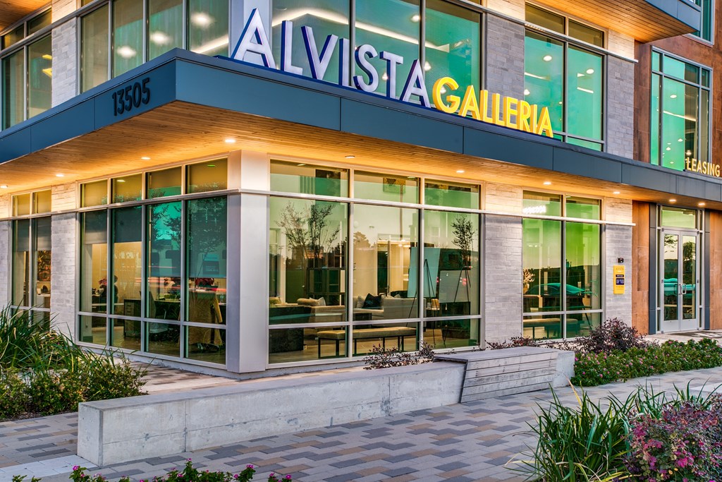 Beautifully lit at night time