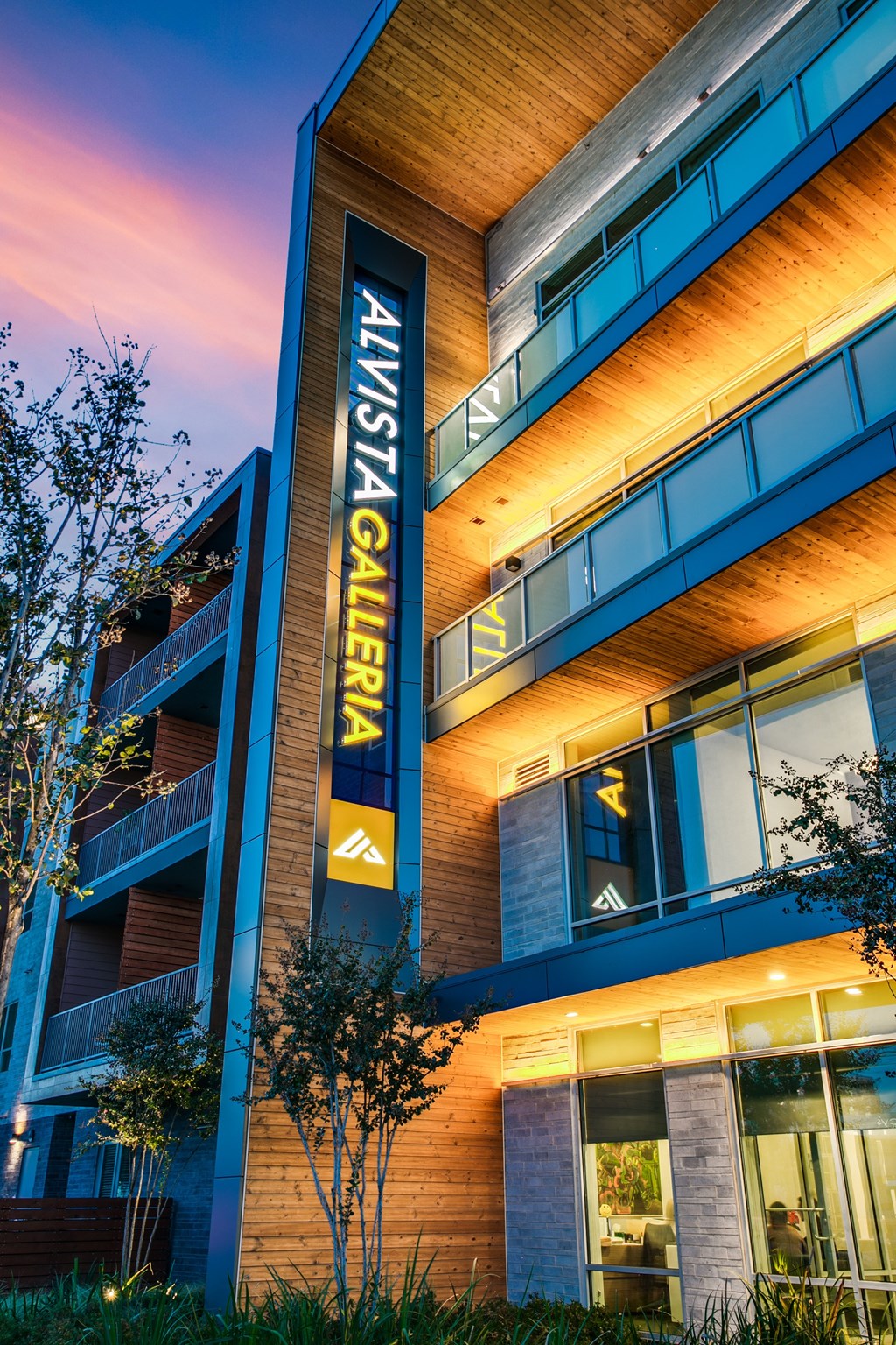 Beautifully lit at night time