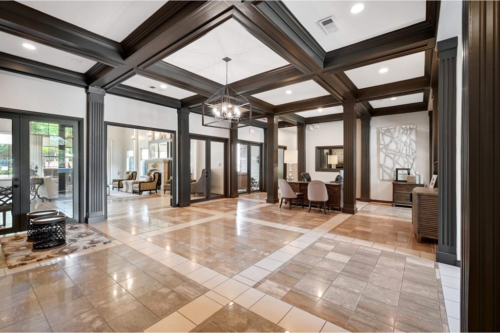 the lobby at 1861 auberge resort and spa in dripping springs tx