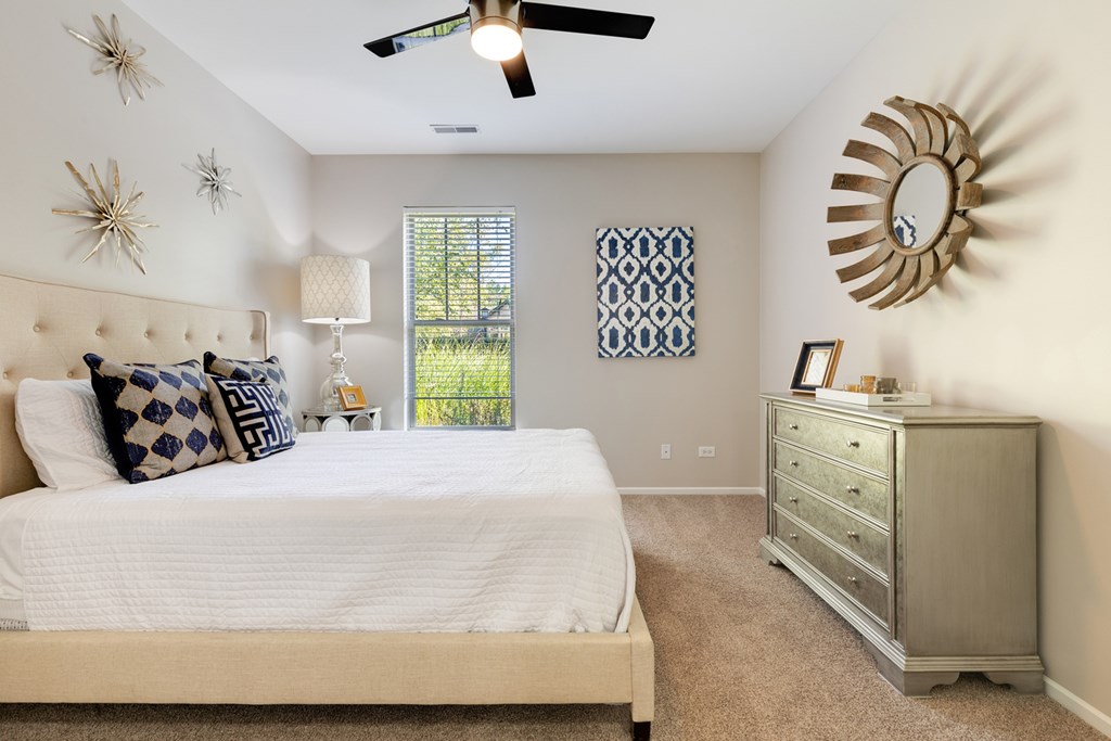 The Meadows at River Run - Primary Bedroom with Plush Carpeting