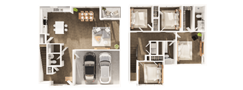 a rendering of the clubhouse floor plan