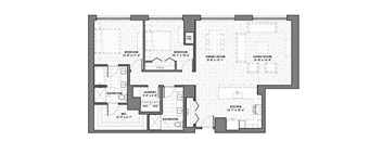 23rd floor floor plan of the oxford at embassy row apartments in indianapolis