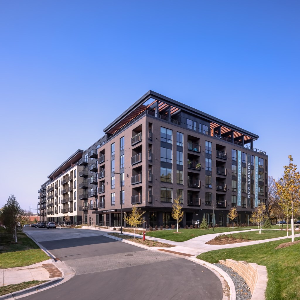 the building where the apartment is located