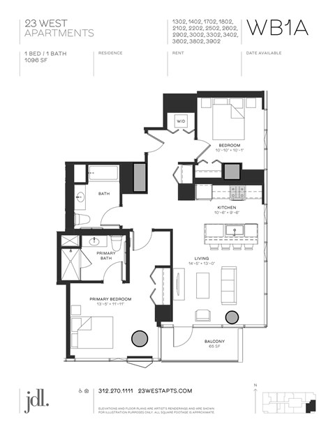 14 W. Superior St. Studio-3 Beds Apartment for Rent - Photo Gallery 130