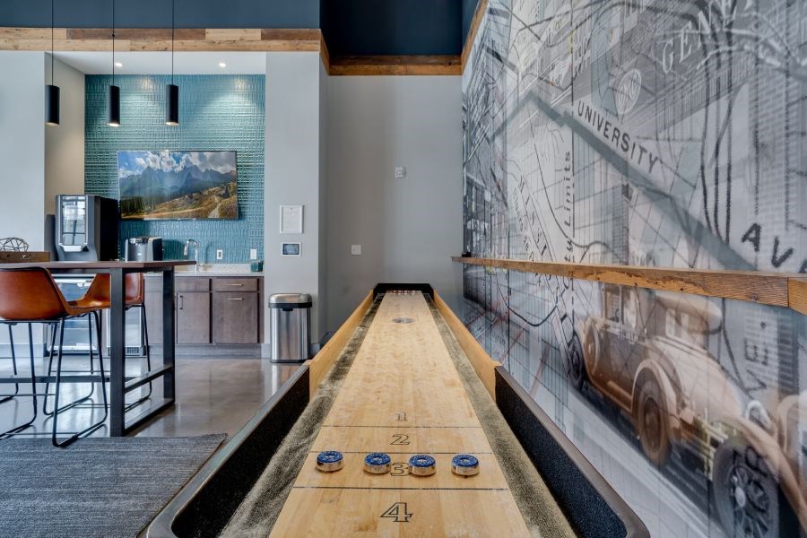 Shuffleboard in Lounge