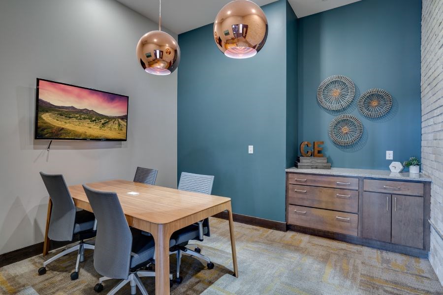 Conference room with TV sharing technology