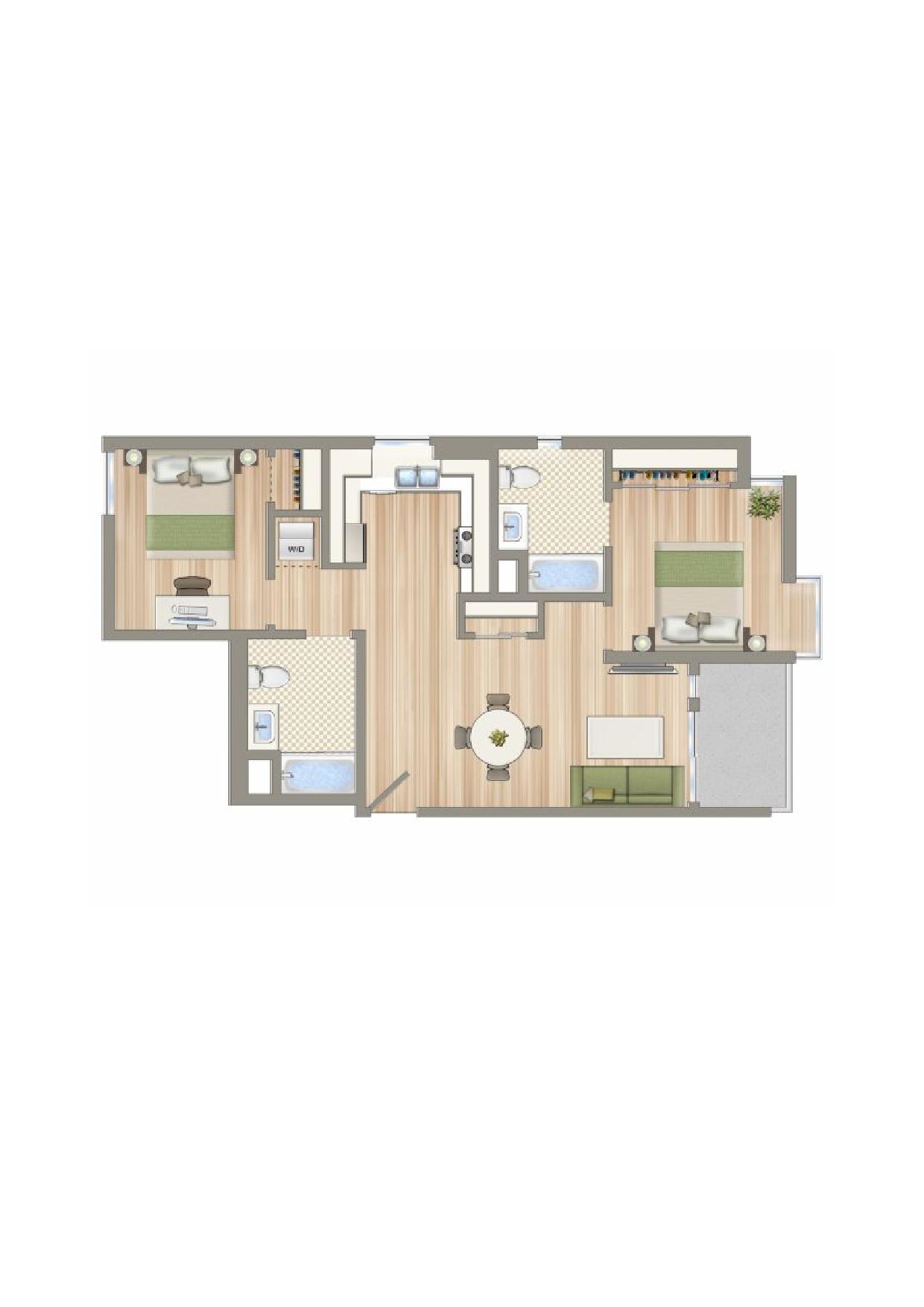 Suite A Floorplan