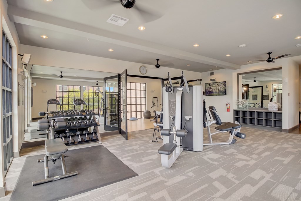 Fitness Center with free weights