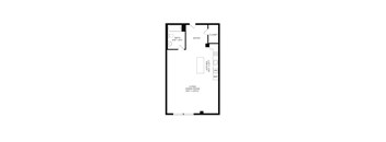 bedroom floor plan | apartments in garland tx | the mille brookhaven apartment homes