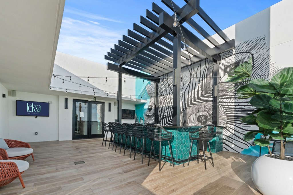 Rooftop Bar overlooking CityPlace Doral