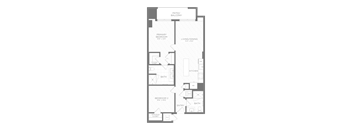 a floor plan of the first floor of the building
