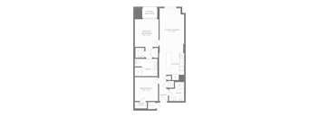 floor plan of the first floor of the apartment building