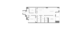 the floor plan of the apartments