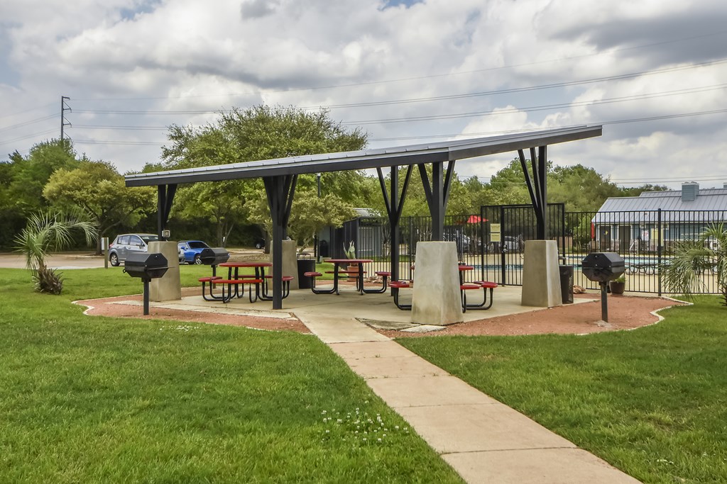 Grilling Stations and Pavilion
