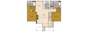 a floor plan of a home
