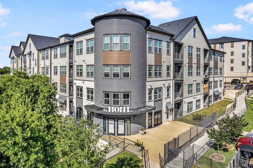 an exterior view of a building with a hotel sign