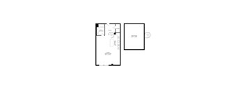 bedroom floor plan | luxury apartments in towson md | the mille brookhaven apartment
