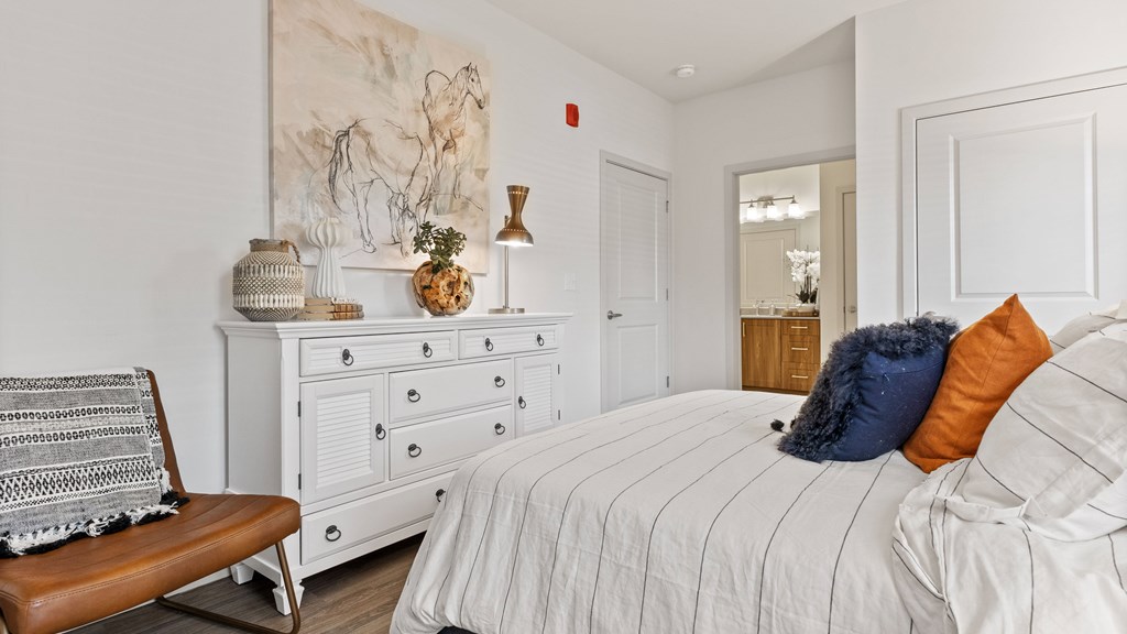 Bedroom with ensuite bathroom