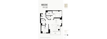 the floor plan of 2 bed 2 bath apartment