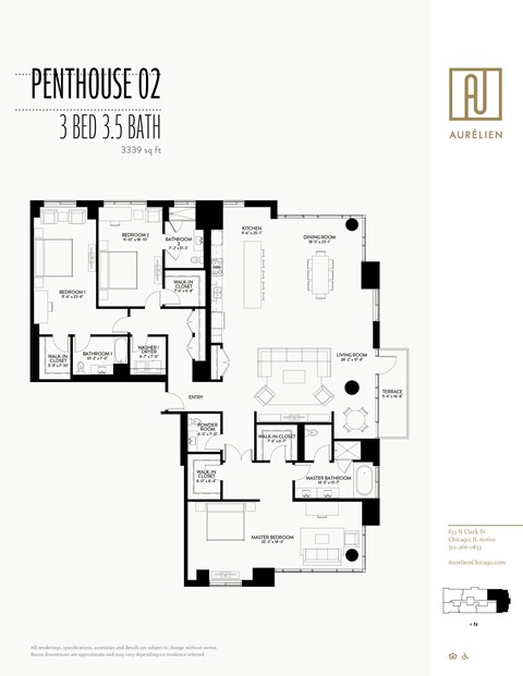 the floor plan of the penthouse 02