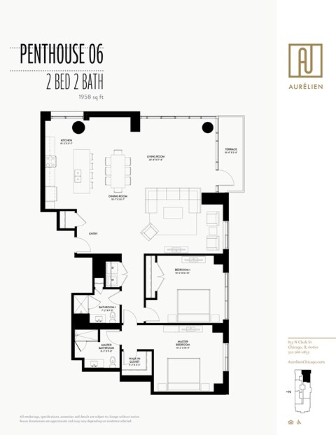 the floor plan of the residence