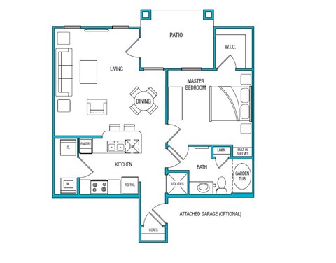 a floor plan of a bedroom floor plan
