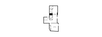 bedroom floor plan | luxury apartments in towson md | the southerly