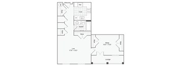 a blueprint of a floor plan of a house