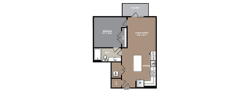 a blueprint of a floor plan of a residence