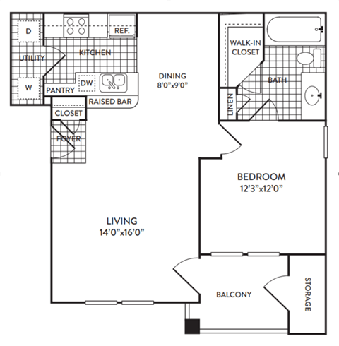 floor plan  the falls of arden ga apartments