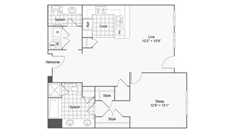 the eclipse floor plan 1139  affinity homes