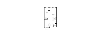 floor plan of 55 north luxury apartments to rent in the north end of boston